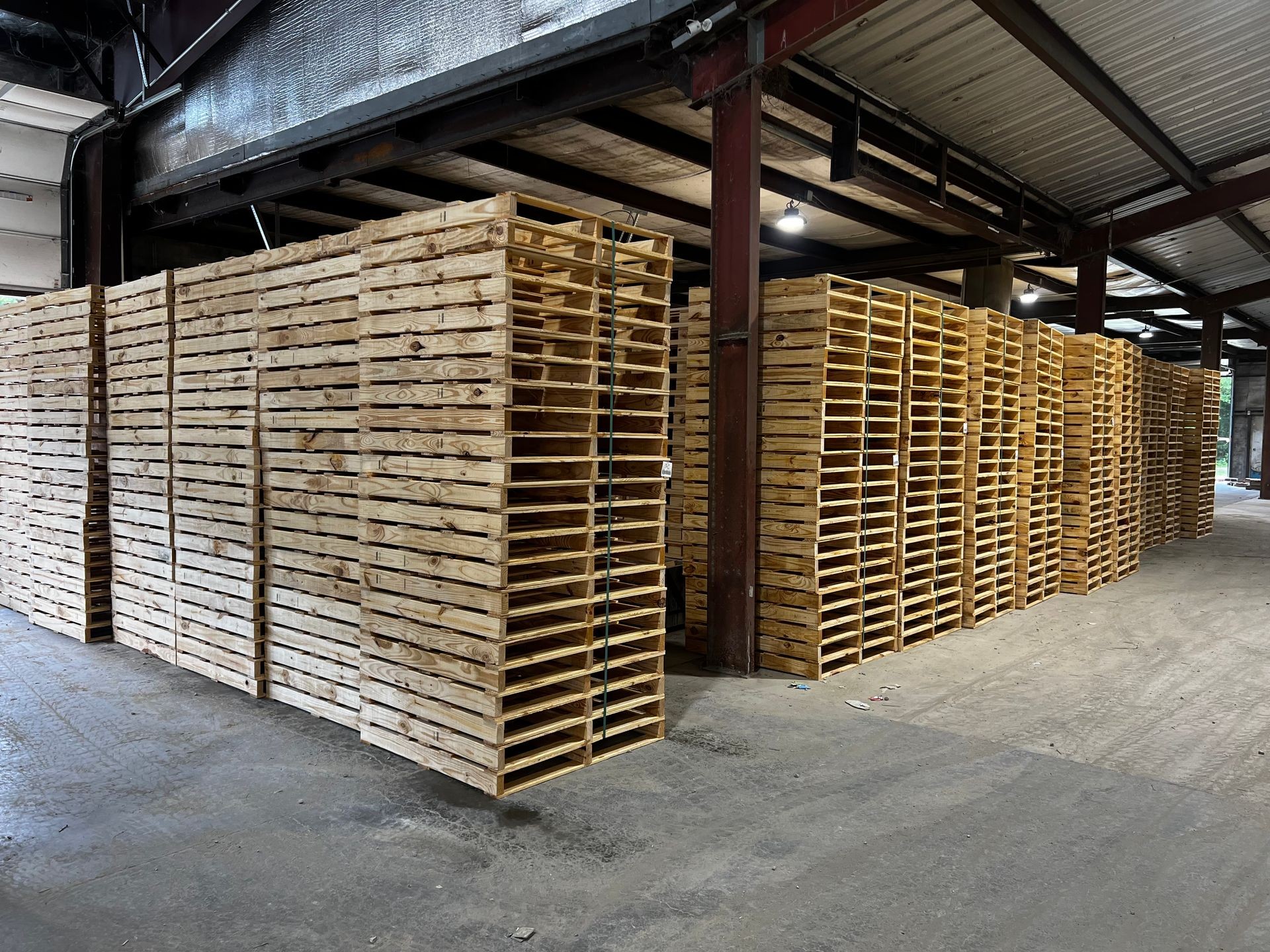 We can count your inventory to make sure you never run out of pallets